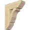 Ekena Millwork Balboa Slat Rough Sawn Bracket, Douglas Fir, 6"W x 20"D x 24"H BKT06X20X24BOA06RDF - alternate 1